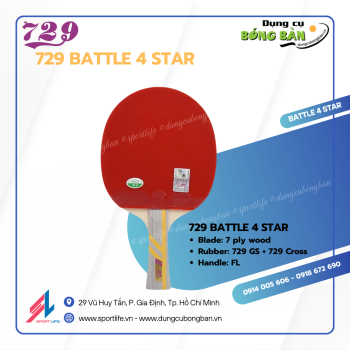 Vợt bóng bàn 729 Battle 4 Star