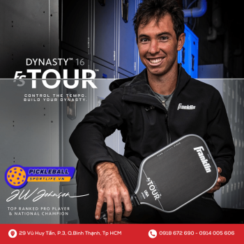 Vợt Pickleball Franklin FS Tour Dynasty 16mm – Gray