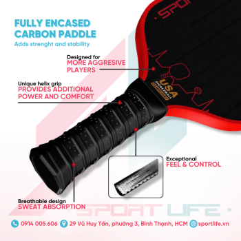 Vợt Pickleball SportLife Black Devil