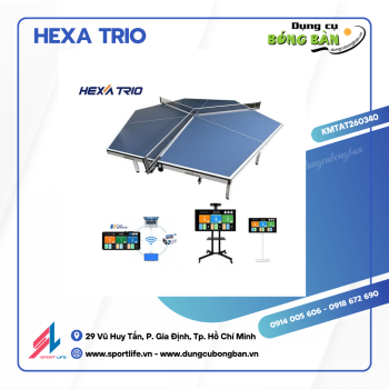 Bàn bóng bàn lục giác HEXA TRIO