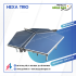 Bàn bóng bàn lục giác HEXA TRIO