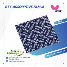 Bảo vệ mặt vợt Butterfly Adsorptive Film III (Không keo)