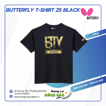 Áo Butterfly T-SHIRT 25 BLACK GOLD
