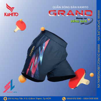 Quần bóng bàn Kamito Grand (Navy)