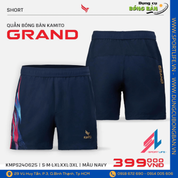 Quần bóng bàn Kamito Grand (Navy)
