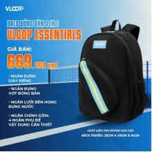 BaLô Bóng Bàn VLOOP ESSENTIALS (Xanh)