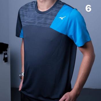 ÁO MIZUNO CROSSTIC 05 CỔ TRÒN XANH ĐEN