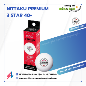 Nittaku Premium 3 Star 40+