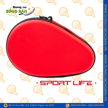 Bao vợt SportLife cứng Đỏ