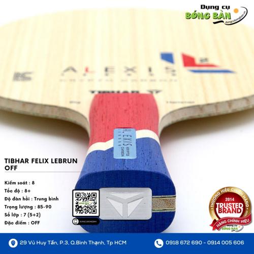 Bois De Ping-pong Tibhar Alexis Lebrun OFF – 7 Couches, Fibre Carbone, Pour Jeu Offensif